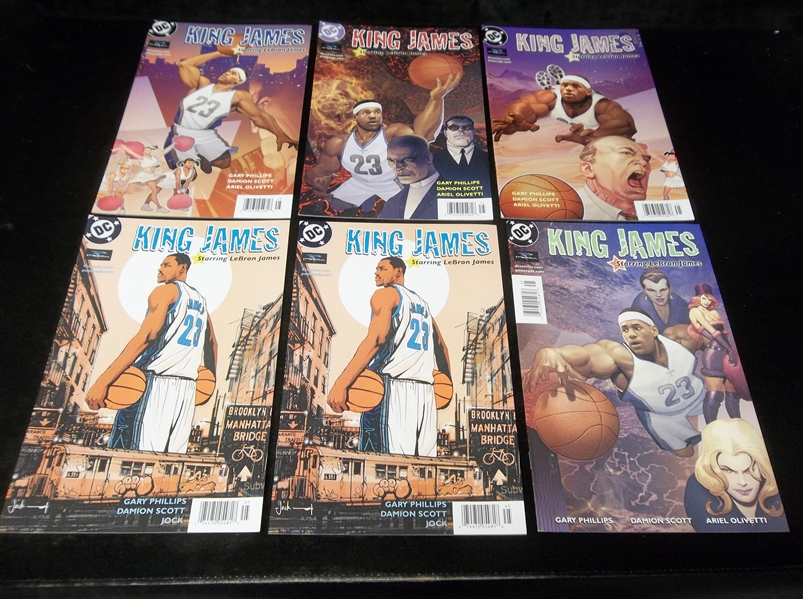 2004 DC Comics “King James” Comic Books- 6 Asst./5 Diff.