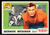 1955 Topps All American Fb- #1 Hickman, Tenn
