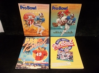 Four Diff. NFL Pro Bowl Programs