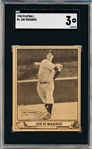 1940 Playball Baseball- #1 Joe DiMaggio, Yankees- SGC 3 (Vg)