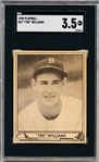 1940 Playball Baseball- #27 Ted Williams, Red Sox- SGC 3.5 (VG+)