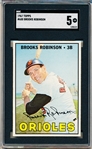 1967 Topps Baseball- #600 Brooks Robinson, Orioles- SGC 5 (Ex)- Hi#