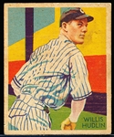 1934-36 Diamond Stars Bb- #79 Willis Hudlin, Cleveland- 1935 Green Back