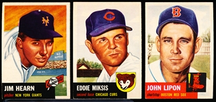 1953 Topps Baseball- 3 Diff