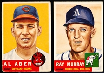 1953 Topps Bb- 2 Diff Hi#’s