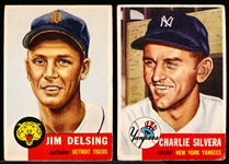 1953 Topps Bb- 2 Diff Hi#’s