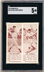 1941 Double Play Baseball- #81 Ted Williams/ #82 Joe Cronin- SGC 5 (EX)