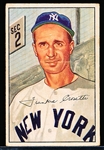1952 Bowman Bb- #252 Frank Crosetti, Yankees- Hi#- Last Card in the Set