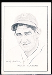 1950-55 Callahan Baseball Hall of Fame- Mickey Cochran- Name Incorrect Front