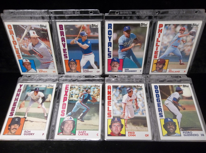 Lot Detail - 1984 Topps Super Baseball- 1 Complete Set of 30 Cards