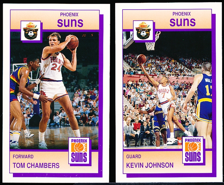 1990-91 Phoenix Suns Smokey Basketball Set of 5- 2 Sets