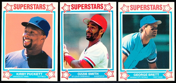 1988 MLBPA “Superstars”- 1 Complete Set of 12 Cards