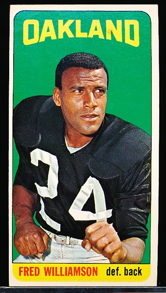 1965 Topps Fb- #152 Fred Williamson, Raiders