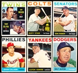 1964 Topps Baseball- 6 Diff