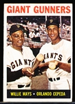 1964 Topps Baseball- #306 Mays/ Cepeda
