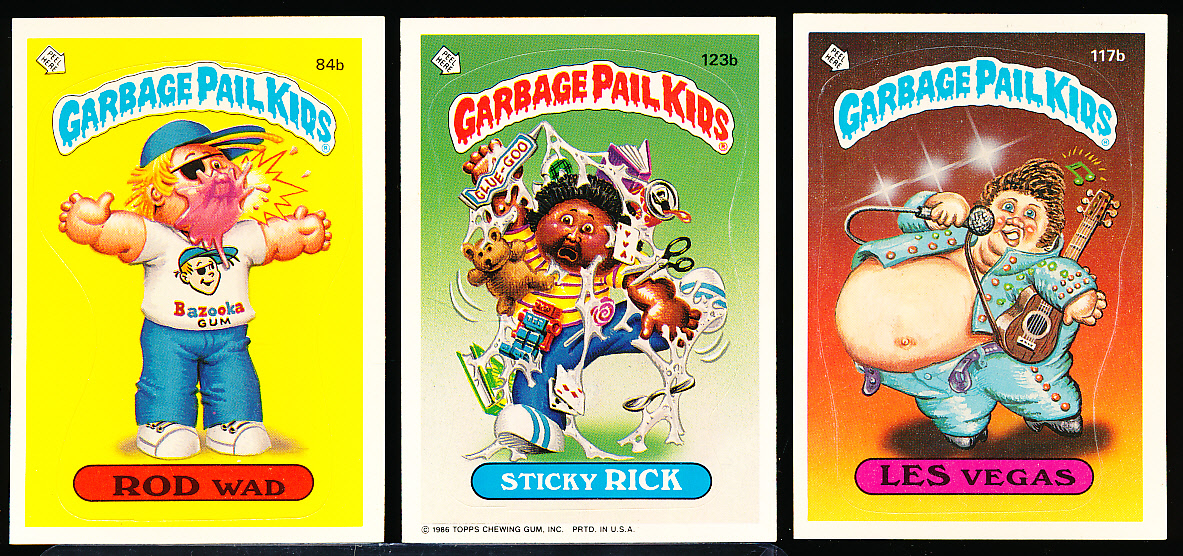 Lot Detail - 1986 Garbage Pail Kids- 76 Asst. 3rd Series Cards