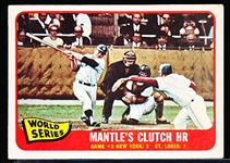 1965 Topps Baseball- #134 Mantle World Series