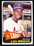 1965 Topps Baseball- #540 Lou Brock, Cardinals