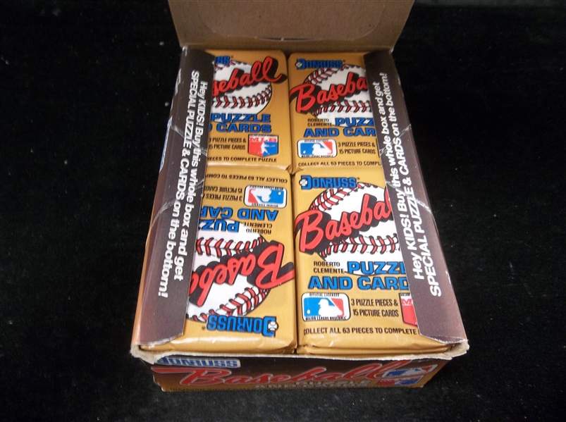 Lot Detail 1987 Donruss Baseball One Unopened Wax Box