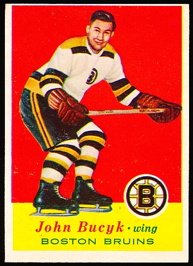 1957-58 Topps Hockey- #10 John Bucyk RC, Bruins