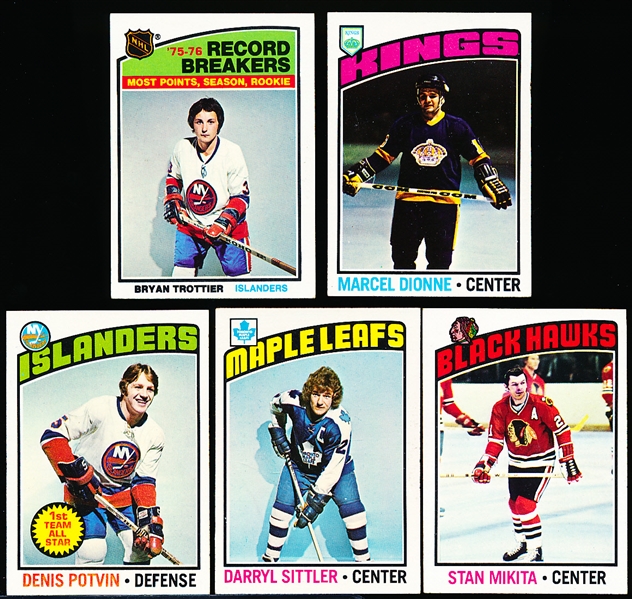 1976-77 Topps Hockey- 5 Diff