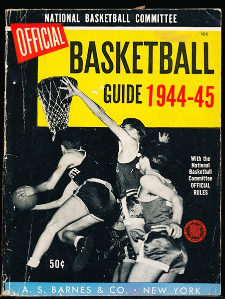 1944-45 Barnes Official Basketball Guide