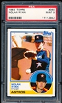 1983 Topps Baseball- #360 Nolan Ryan, Astros- PSA Mint 9