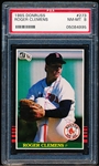 1985 Donruss Bb- #273 Roger Clemens, Red Sox- PSA Nm-Mt 8
