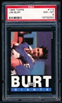 1985 Topps Football- #112 Jim Burt, Giants- PSA NM-MT 8