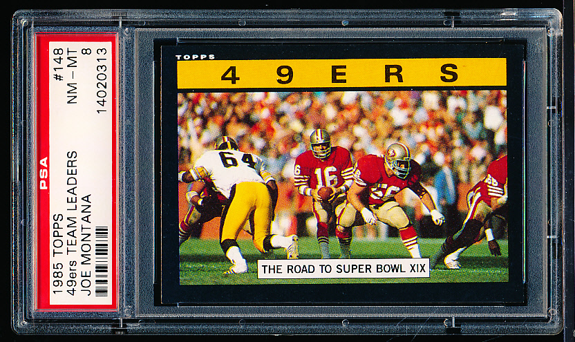 Lot Detail - 1985 Topps Football- #148 49ers Team Leaders (Joe