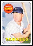 1969 Topps Baseball- #500 Mickey Mantle, Yankees