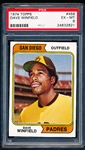1974 Topps Baseball- #456 Dave Winfield RC- PSA Ex-Mt 6