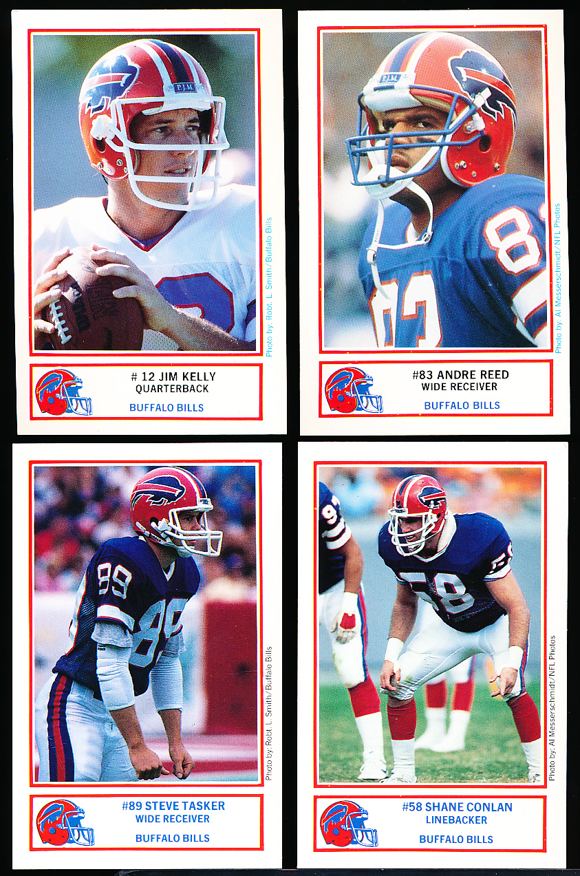 Lot Detail - 1987 & '88 Buffalo Bills Police Complete Sets of 8