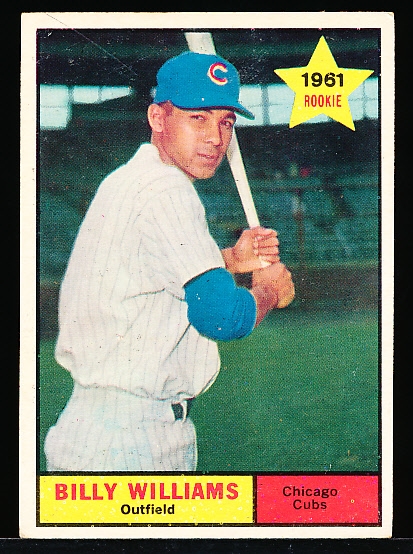 1961 Topps Bb- #141 Billy Williams RC