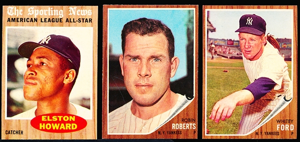 1962 Topps Bb- 3 Diff