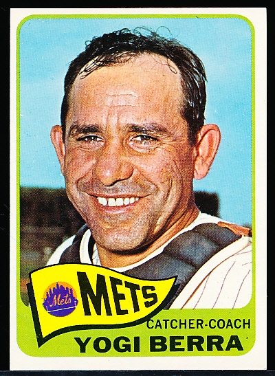 1965 Topps Bb- #470 Yogi Berra, Mets