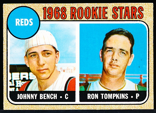 1968 Topps Bb- #247 Johnny Bench RC