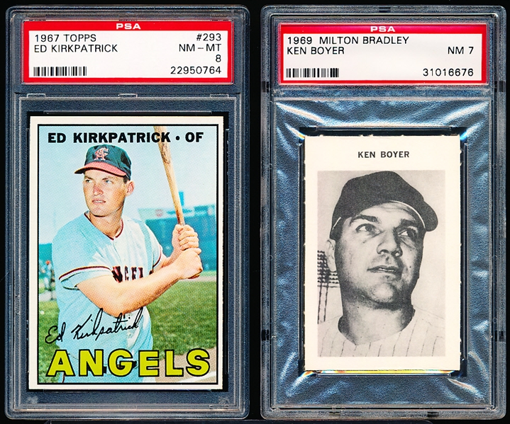 Two Diff PSA Graded Baseball Cards