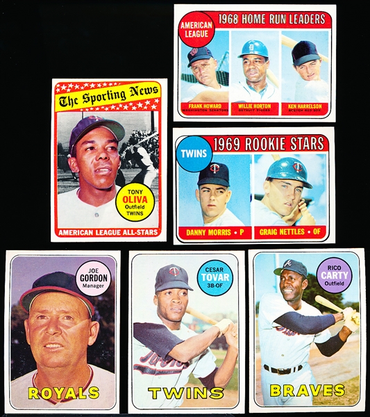 1969 Topps Bb- 6 Diff