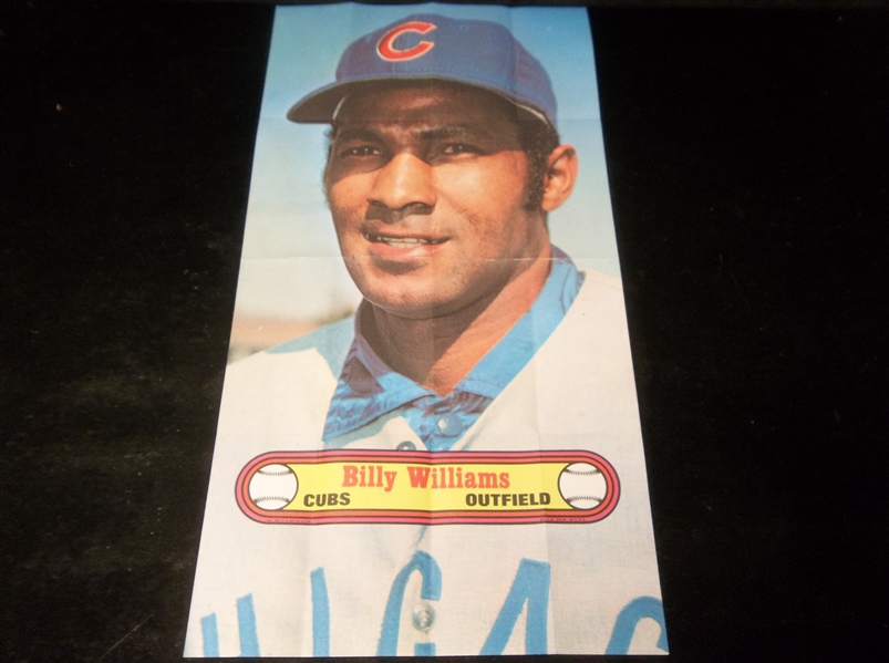 1972 Topps Bb Poster- #21 Billy Williams, Cubs