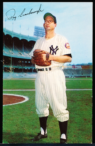 1953-55 Dormand Postcards Bsbl. #108 Ray Scarborough, Yankees