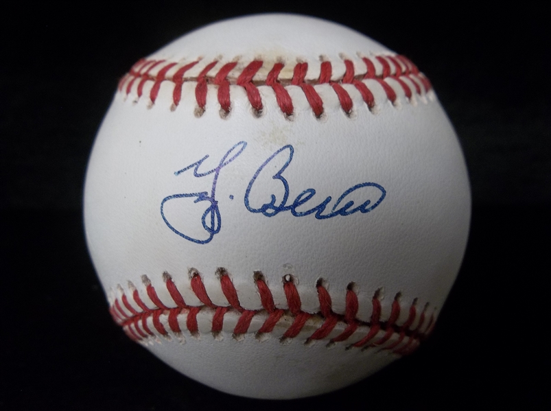 Autographed Yogi Berra Official AL MLB Baseball