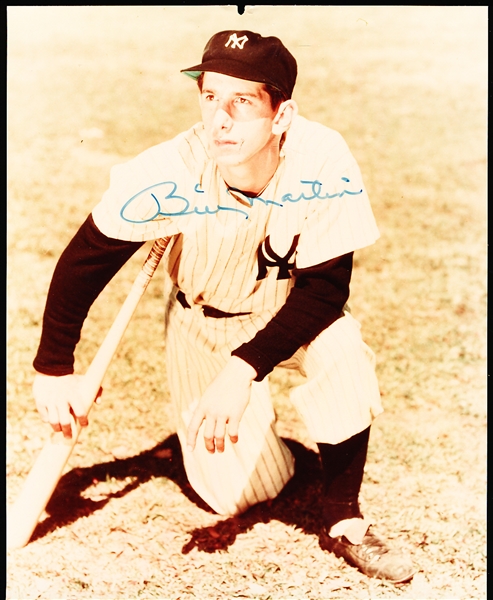 Autographed Billy Martin New York Yankees MLB Color 8” x 10” Photo