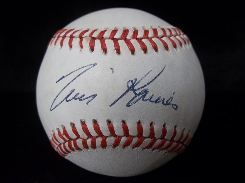 Autographed Tim Raines Official NL Baseball