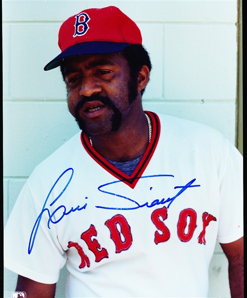 Autographed Luis Tiant Boston Red Sox MLB Color 8” x 10” Photo