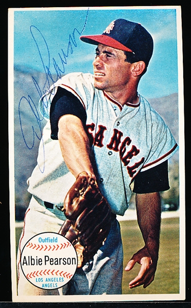 Autographed 1964 Topps Giants Bsbl. #23 Albie Pearson