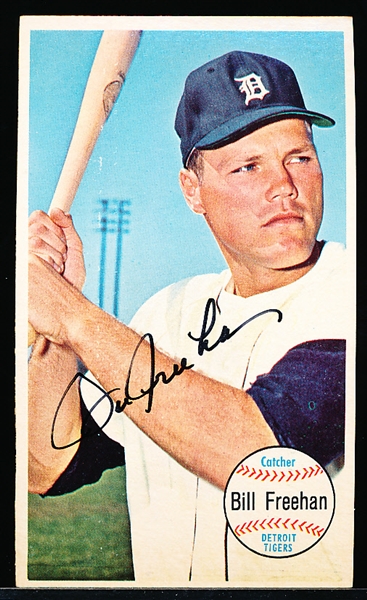 Autographed 1964 Topps Giants Bsbl. #30 Bill Freehan