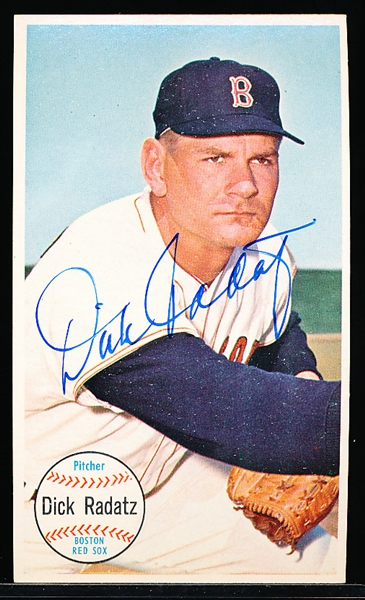 Autographed 1964 Topps Giants Bsbl. #40 Dick Radatz