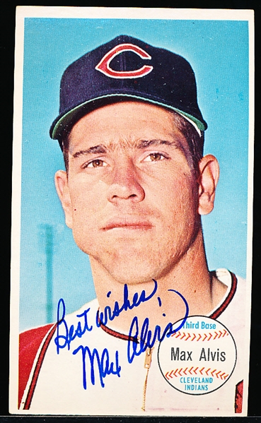 Autographed 1964 Topps Giants Bsbl. #46 Max Alvis