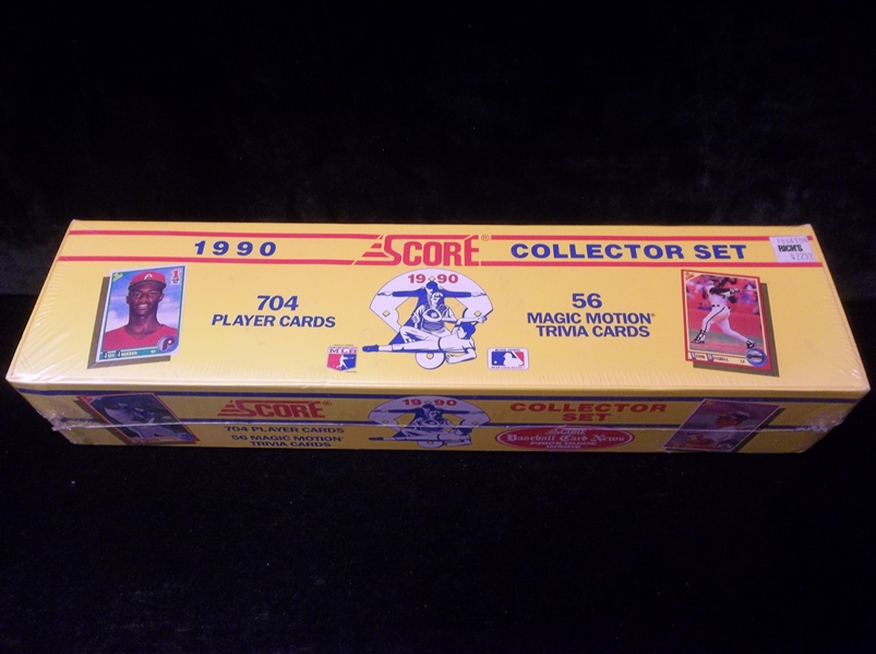 1990 Score Baseball- 1 Factory Sealed Set of 704 Cards